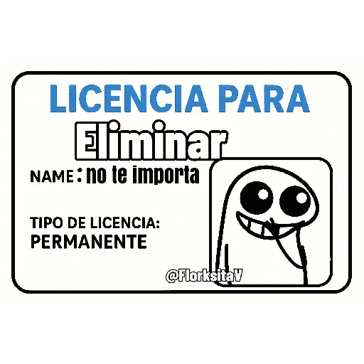 Licencia 😌🗣️😃