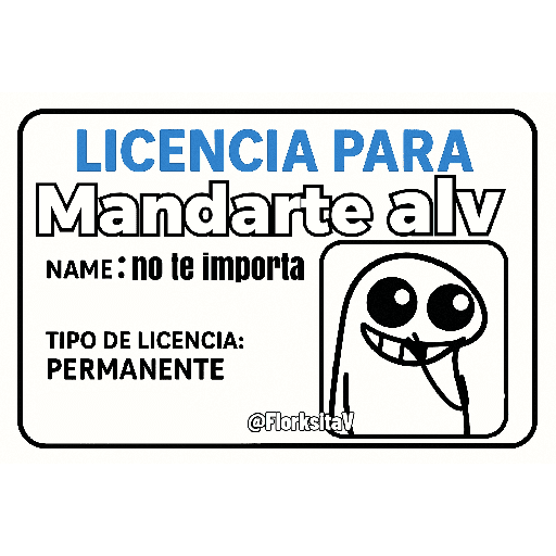 Licencia 😌🗣️😃 preview