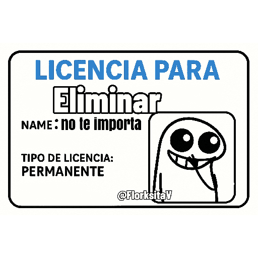 Licencia 😌🗣️😃 preview