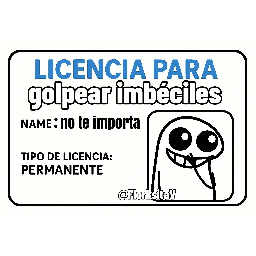 Licencia 😌🗣️😃