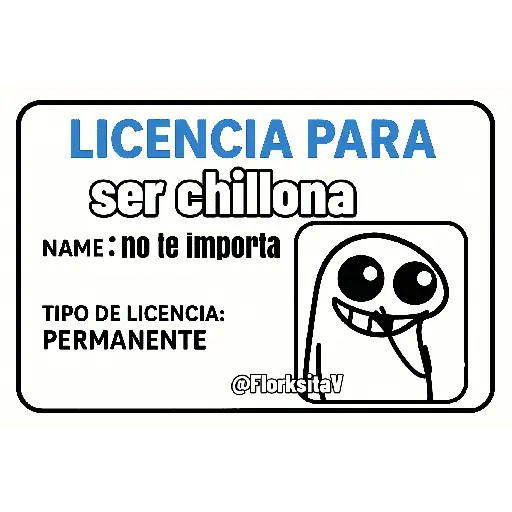 Licencia 😌🗣️😃