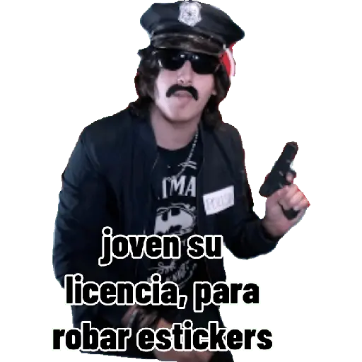 licencia para robar stickers