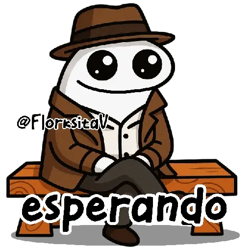 Flork en una banca 🥺✨