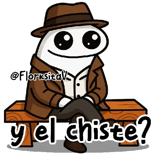 Flork en una banca 🥺✨
