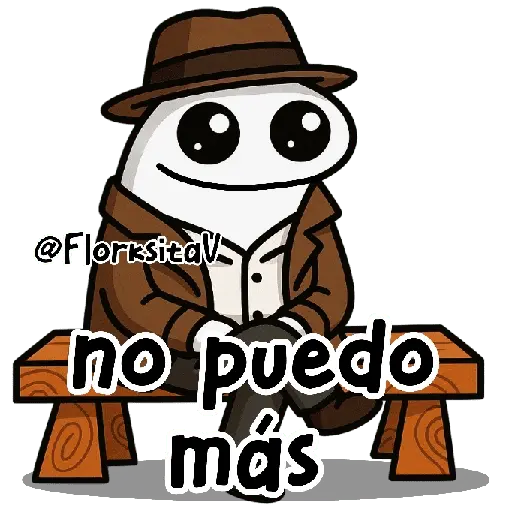 Flork en una banca 🥺✨