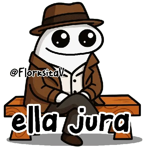 Flork en una banca 🥺✨