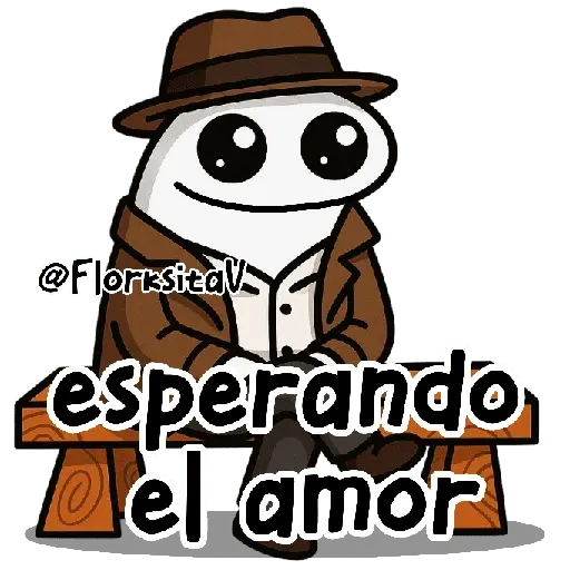 Flork en una banca 🥺✨
