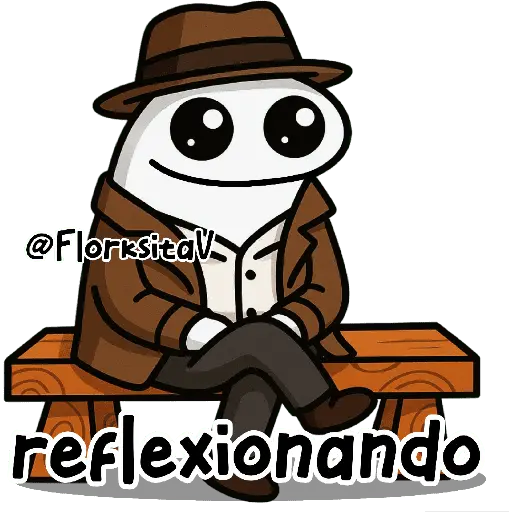 Flork en una banca 🥺✨