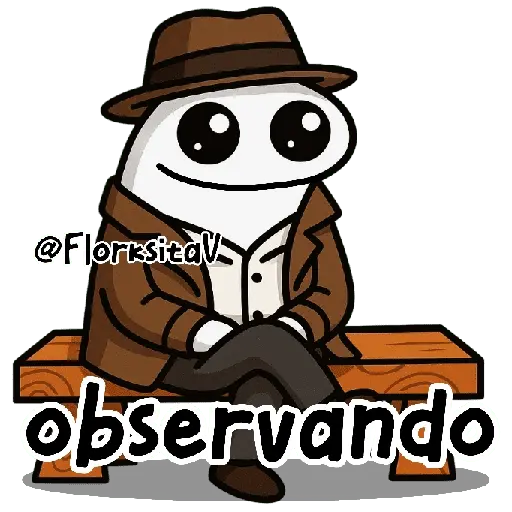 Flork en una banca 🥺✨