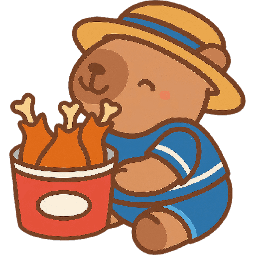 Capibara kawaii de verano 🏖 preview