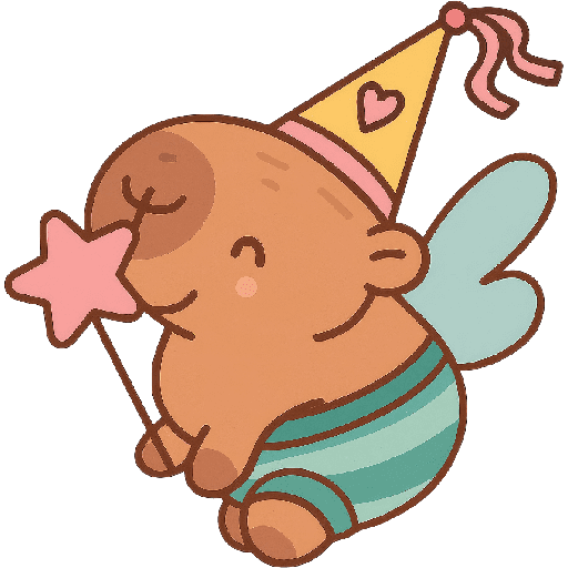 Capibara kawaii de verano 🏖 preview