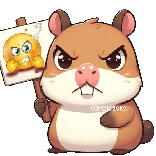 Capibara enojado 🦫💢2️⃣ mov