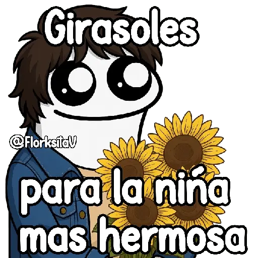 Flork con girasoles 😍🌻🌻