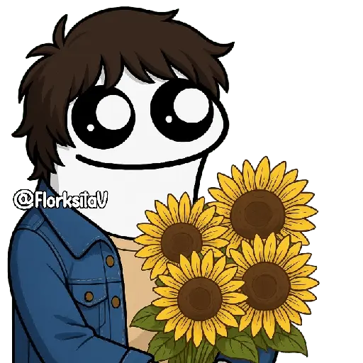Flork con girasoles 😍🌻🌻