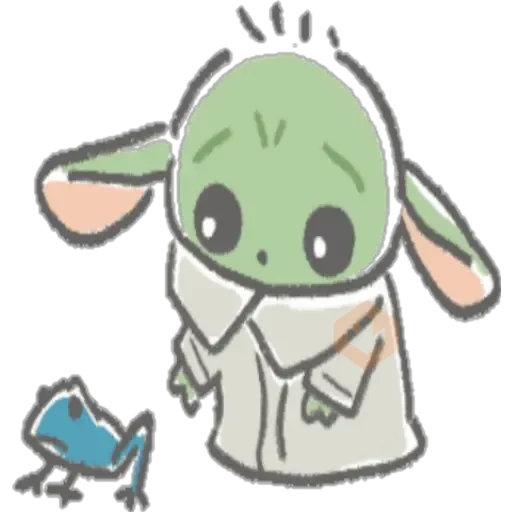 Baby Yoda Kawai sticker 13