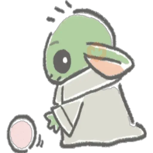 Baby Yoda Kawai sticker 22