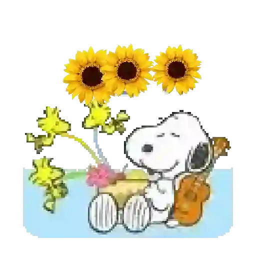 Snoopy en primavera 🌺🌻