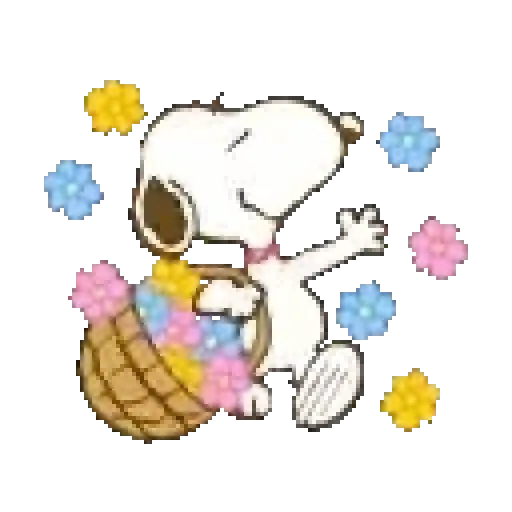 Snoopy en primavera 🌺🌻