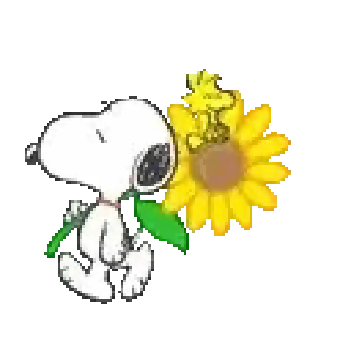 Snoopy en primavera 🌺🌻