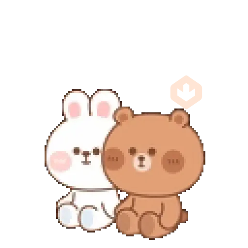 Amor Kana y Kaki 🤍🤎 sticker 20