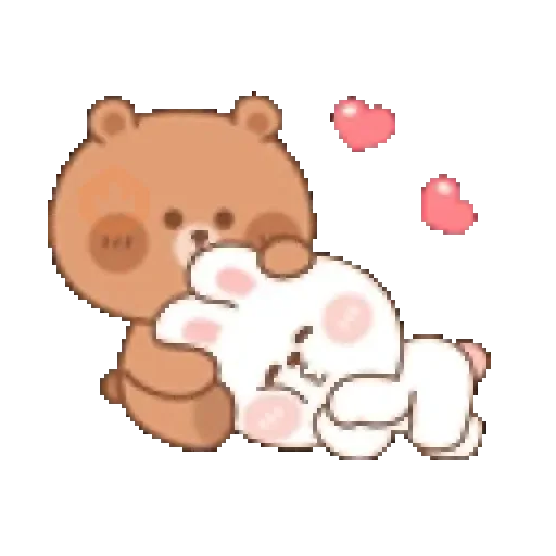 Amor Kana y Kaki 🤍🤎 sticker 12