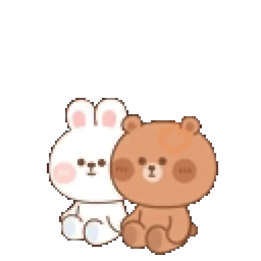 Amor Kana y Kaki 🤍🤎 sticker 19