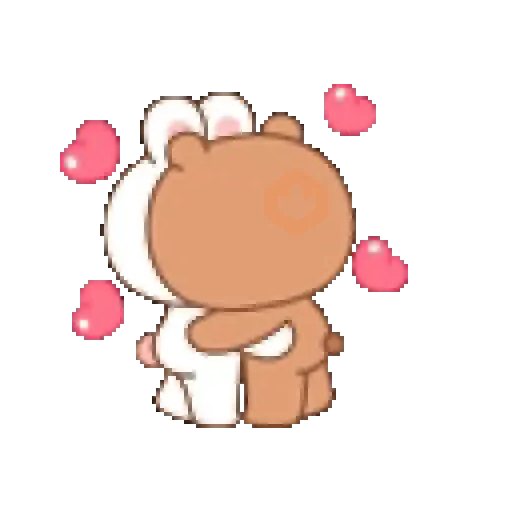 Amor Kana y Kaki 🤍🤎 sticker 16