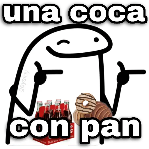 Una coca con pan 🥐🥤Flork😋