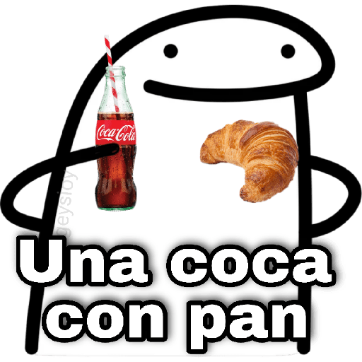 Una coca con pan 🥐🥤Flork😋 preview