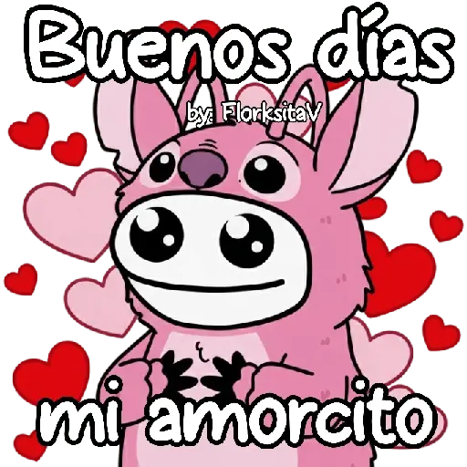 FLORK Stitch y su novia 💙🩷✨