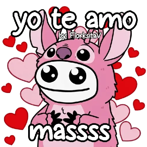 FLORK Stitch y su novia 💙🩷✨