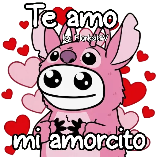 FLORK Stitch y su novia 💙🩷✨