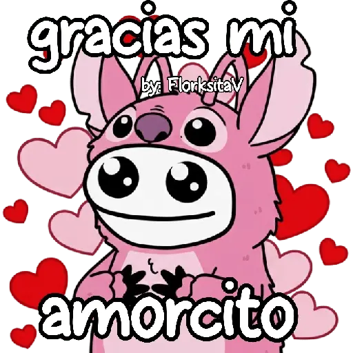 FLORK Stitch y su novia 💙🩷✨