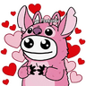 FLORK Stitch y su novia 💙🩷✨