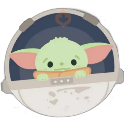 baby yoda sticker 15