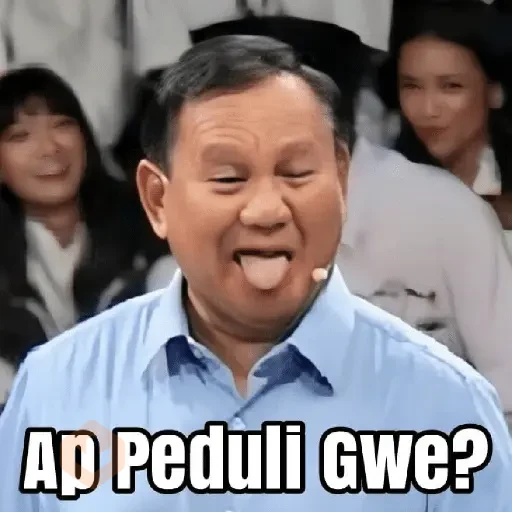 Meme Prabowo Gibran sticker 15