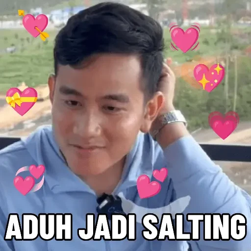 Meme Prabowo Gibran sticker 14