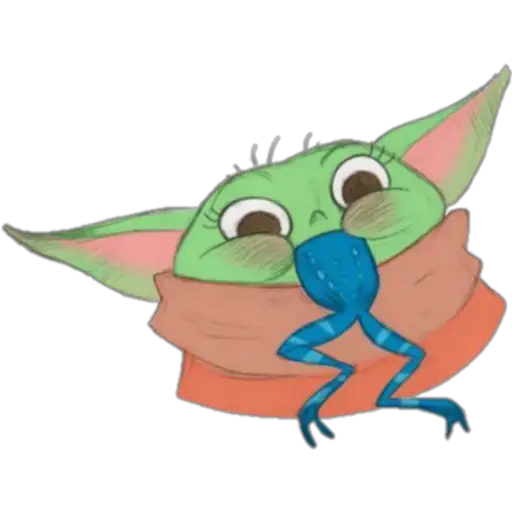Baby Yoda animado (Telegram) 
