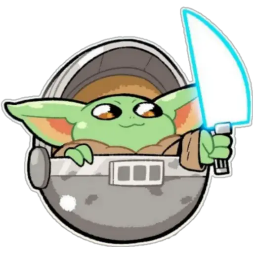Baby Yoda animado (Telegram) 