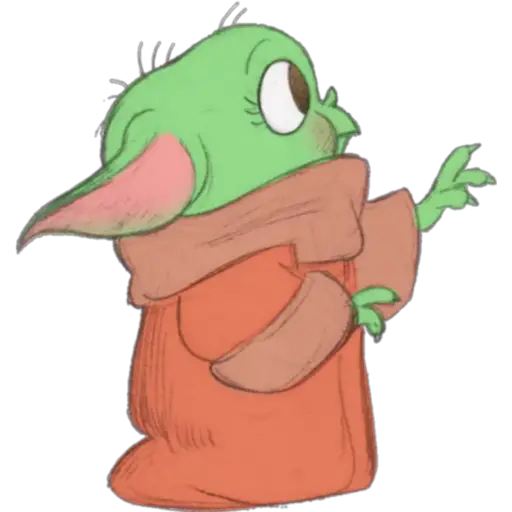 Baby Yoda animado (Telegram) 