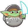 Baby Yoda animado (Telegram) 