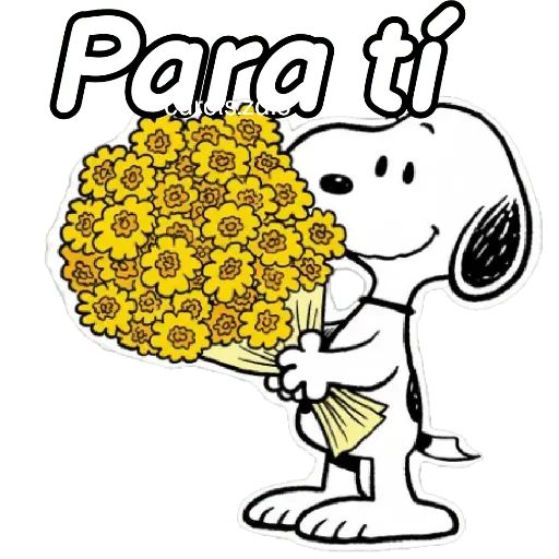 🌻Snoopy flores amarillas 🌼🌻