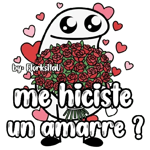 Flork con ramo 😃🩷