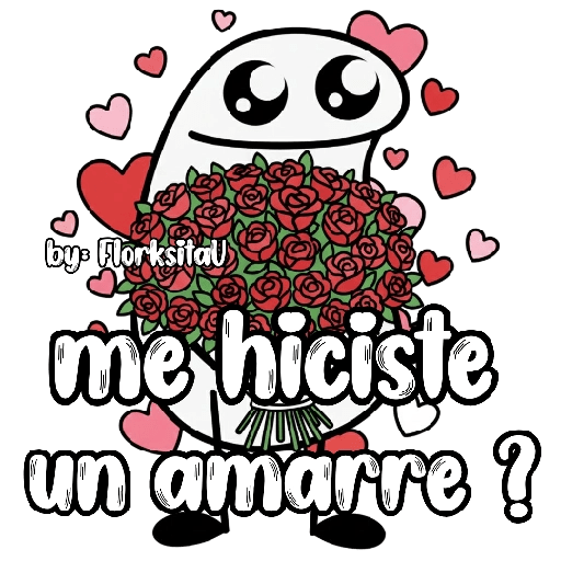 Flork con ramo 😃🩷 preview