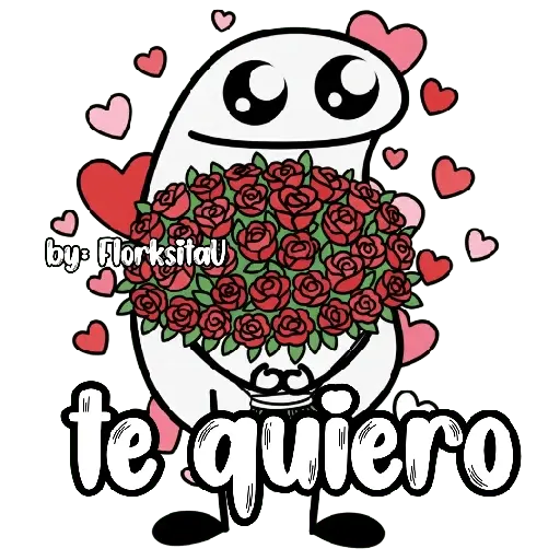 Flork con ramo 😃🩷