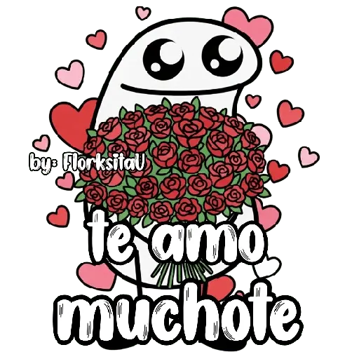 Flork con ramo 😃🩷