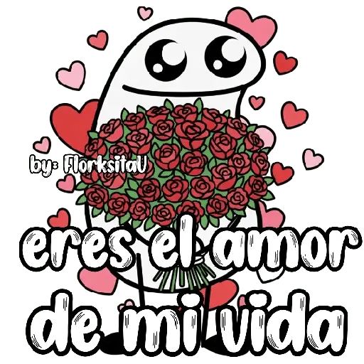 Flork con ramo 😃🩷