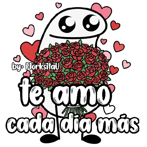 Flork con ramo 😃🩷