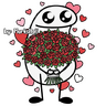 Flork con ramo 😃🩷