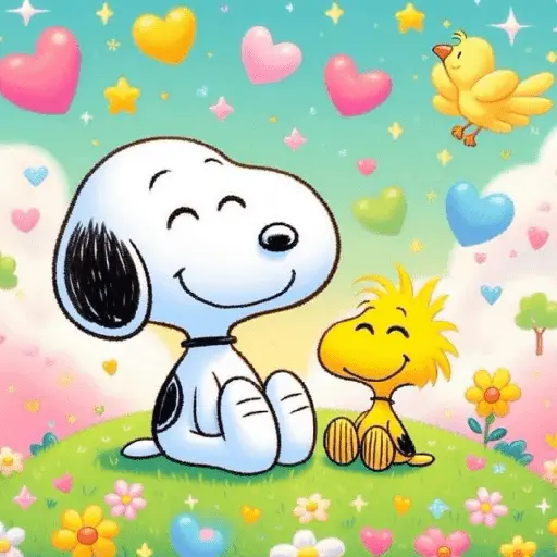 🦴 Snoopy feliz 🐶🐾🏡